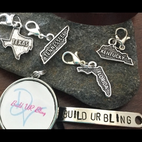 ✨Custom State Charm Necklace✨💎Build UR Bling💎 - Picture 5 of 6